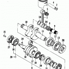 PUMA 2-UP Поршень и коленвал