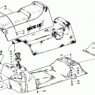 BEARCAT 550 Бензобак и сиденье в  сборе