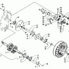 JAG Вал приводной трака и тормоза