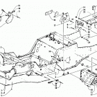 Z 440 Front frame, footrest, and guard assemblies