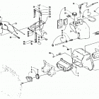 ZR 580 EFI Battery, air silencer, and oil tank