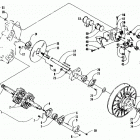 PANTHER DELUXE Вал приводной трака и тормоза