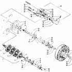 ZR 700 Вал приводной трака и тормоза