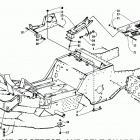 COUGAR Front frame, footrest, and belt guard assembly