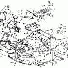 PUMA 2UP Front frame, belly pan and footrest assembly