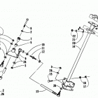 JAG AFS LT 2 SPEED Tie rod  /  steering post assembly