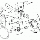 CHEETAH 550 Oil  /  water tank, carburetor, and silencer assemblies