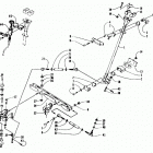 ZR 440 Tie rod  /  steering post assembly