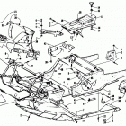 JAG Z Front frame, belly pan and footrest assembly