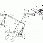 WILDCAT EFI MOUNTAIN CAT Front suspension brackets & clutch shield