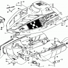 ZR 440 Hood and belly pan assembly
