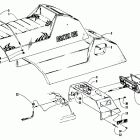 EXT EFI MOUNTAIN CAT Seat and taillight assemblies