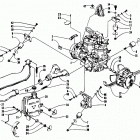 EXT 580 Опора двигателя и вариатор
