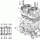 CHEETAH 440 2-SPEED Картер и блок цилиндр