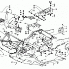 COUGAR Front frame, belly pan and footrest assembly