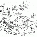JAG Front frame, belly pan and footrest assembly