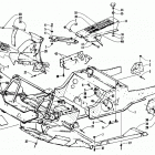 PROWLER 2-UP Front frame, belly pan and footrest assembly