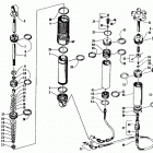ZR 440 Rear suspension  /  front arm shock absorber