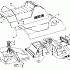 THUNDERCAT MOUNTAIN CAT W Gas tank, seat, and taillight assemblies