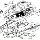 ZR 580 Hood and belly pan assembly