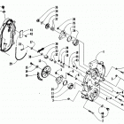 EXT 580 MOUNTAIN CAT Редуктор и цепь миханизма