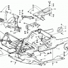PROWLER Front frame, belly pan and footrest assembly