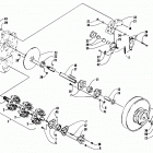 JAG AFS LT 2 SPEED Вал приводной трака и тормоза