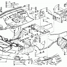 580ZR Front frame, belly pan and footrest assembly