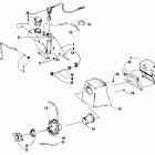 LYNX Oil tank, carburetor, fuel pump and silencer