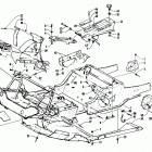 PANTHER Front frame, belly pan and footrest assembly