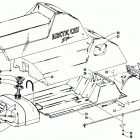 440 ZR Gas tank, seat, and taillight assemblies