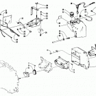 EXT EFI Air silencer, battery, and oil tank