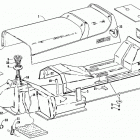 CHEETAH Gas tank, seat and taillight assemblies