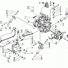 EXT 580 MOUNTAIN CAT Опора двигателя и вариатор