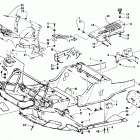EXT EFI Front frame, belly pan and footrest assembly