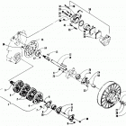 580ZR Вал приводной трака и тормоза