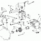 PANTERA Oil  /  water tank, carburetor, and silencer assembly