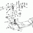 EXT EFI Gas tank and fuel pump assembly