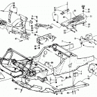 EXT SPECIAL Front frame, belly pan and footrest assembly