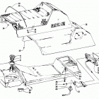 EXT SPECIAL Gas tank, seat, and taillight assemblies