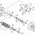 COUGAR Вал приводной трака и тормоза
