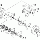 JAG AFS LT 2 SPEED Вал приводной трака и тормоза