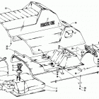 JAG DELUXE Gas tank, seat, and taillight assemblies