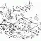 JAG SPECIAL Front frame, belly pan and footrest assembly