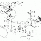 EXT MOUNTAIN CAT Карбюратор, топливный насос, масляный бак, и глушитель