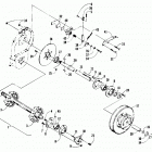 LYNX Вал приводной трака и тормоза