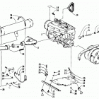 LYNX DELUXE Опора двигателя и вариатор