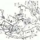PANTERA Front frame, belly pan and footrest assembly