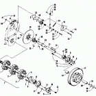 JAG MOUNTAIN CAT Вал приводной трака и тормоза