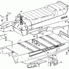 PANTHER DELUXE Tunnel, gas tank and seat